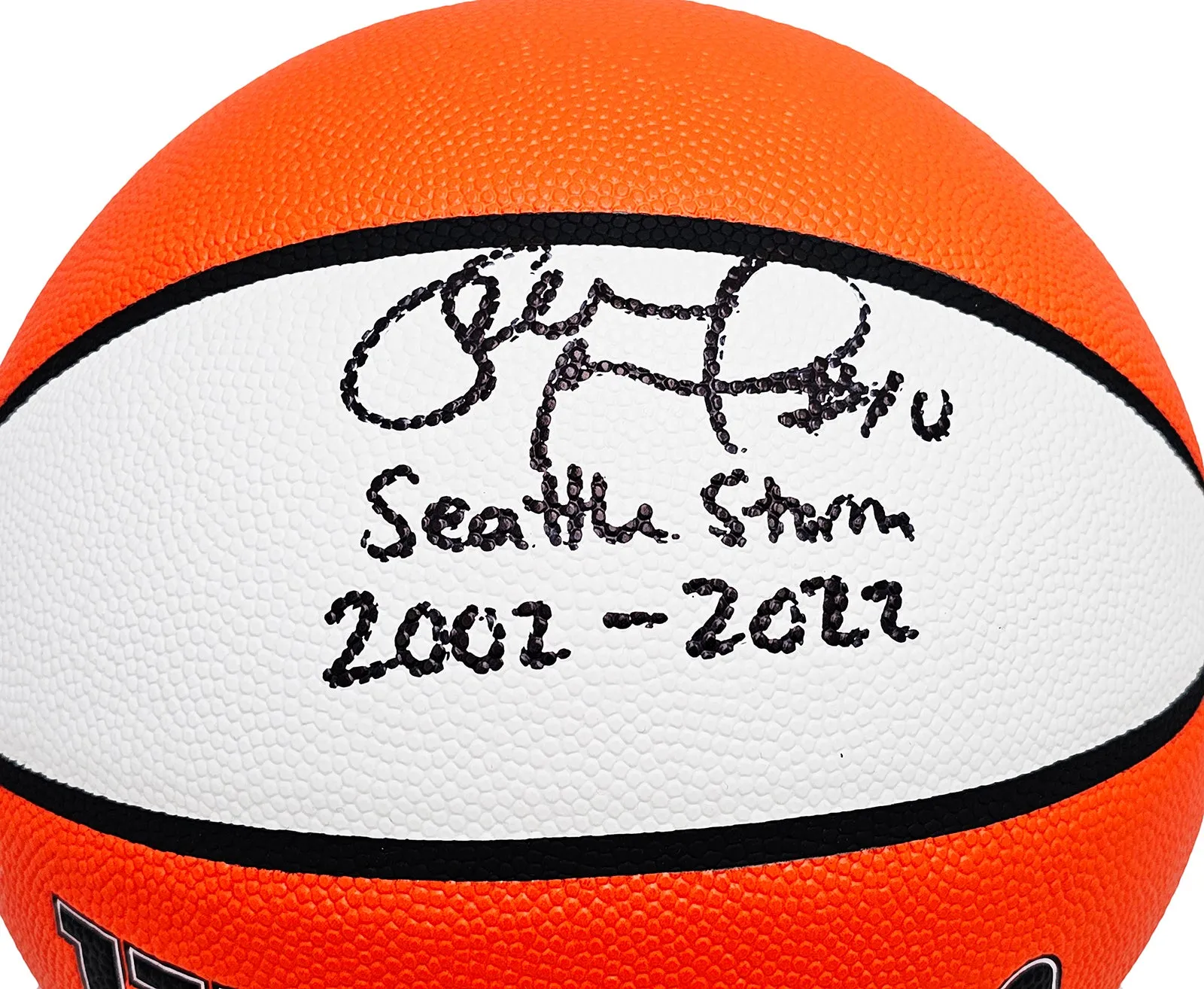 SUE BIRD AUTOGRAPHED BASKETBALL SEATTLE STORM SEATTLE STORM 2002-2022 BECKETT