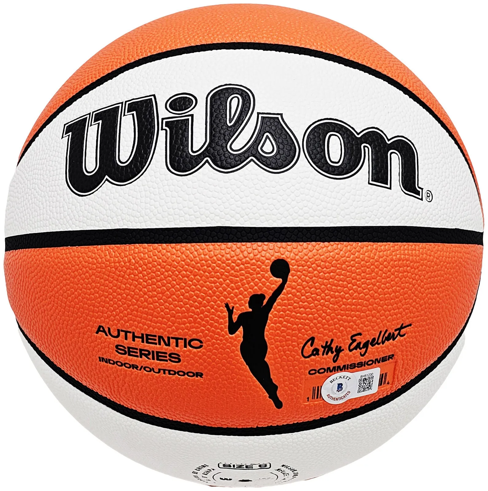 SUE BIRD AUTOGRAPHED WHITE BASKETBALL SEATTLE STORM BECKETT QR 214843