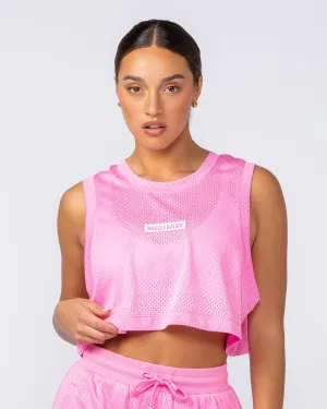 Swift Cropped Training Tank - Hollywood Pink