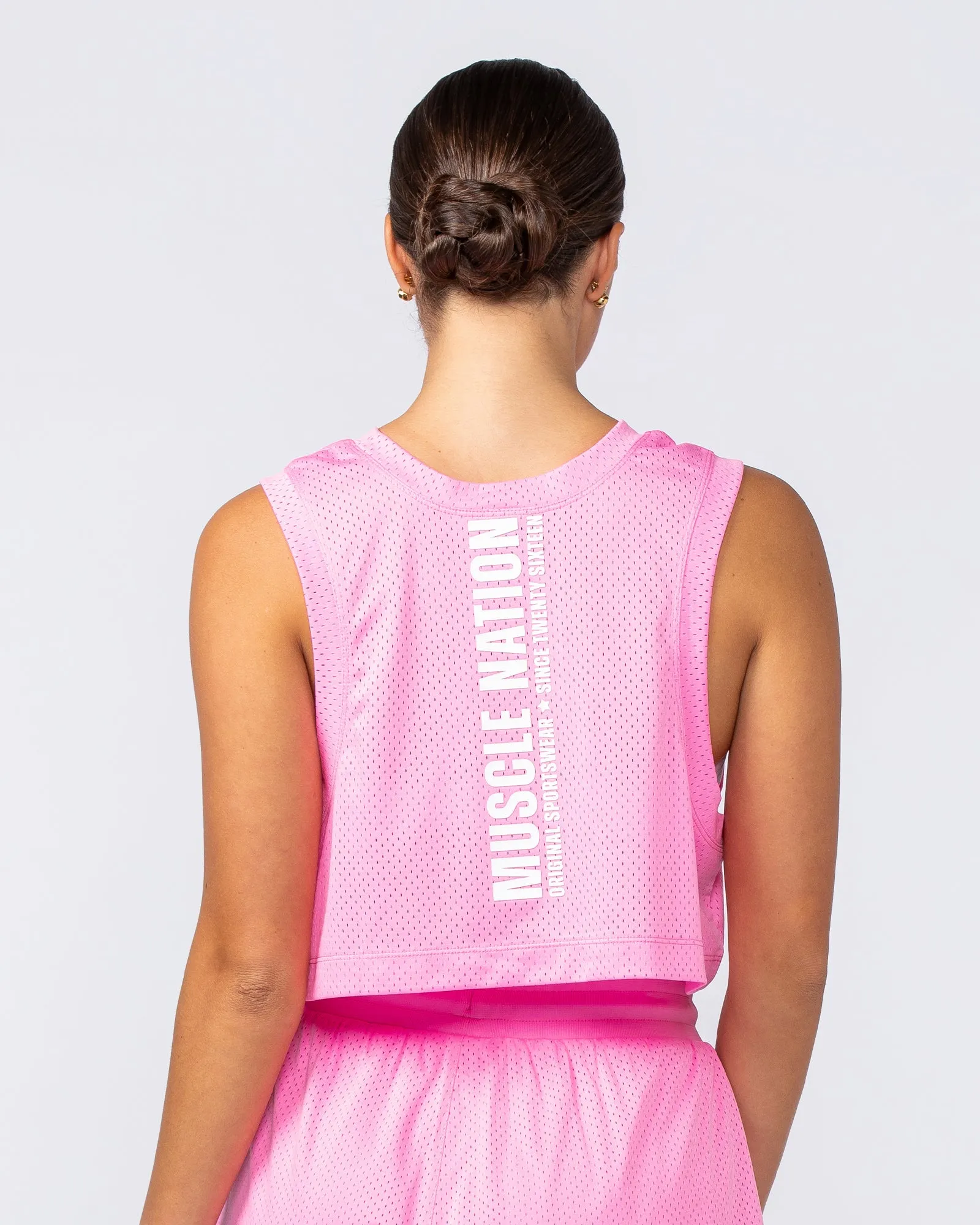 Swift Cropped Training Tank - Hollywood Pink