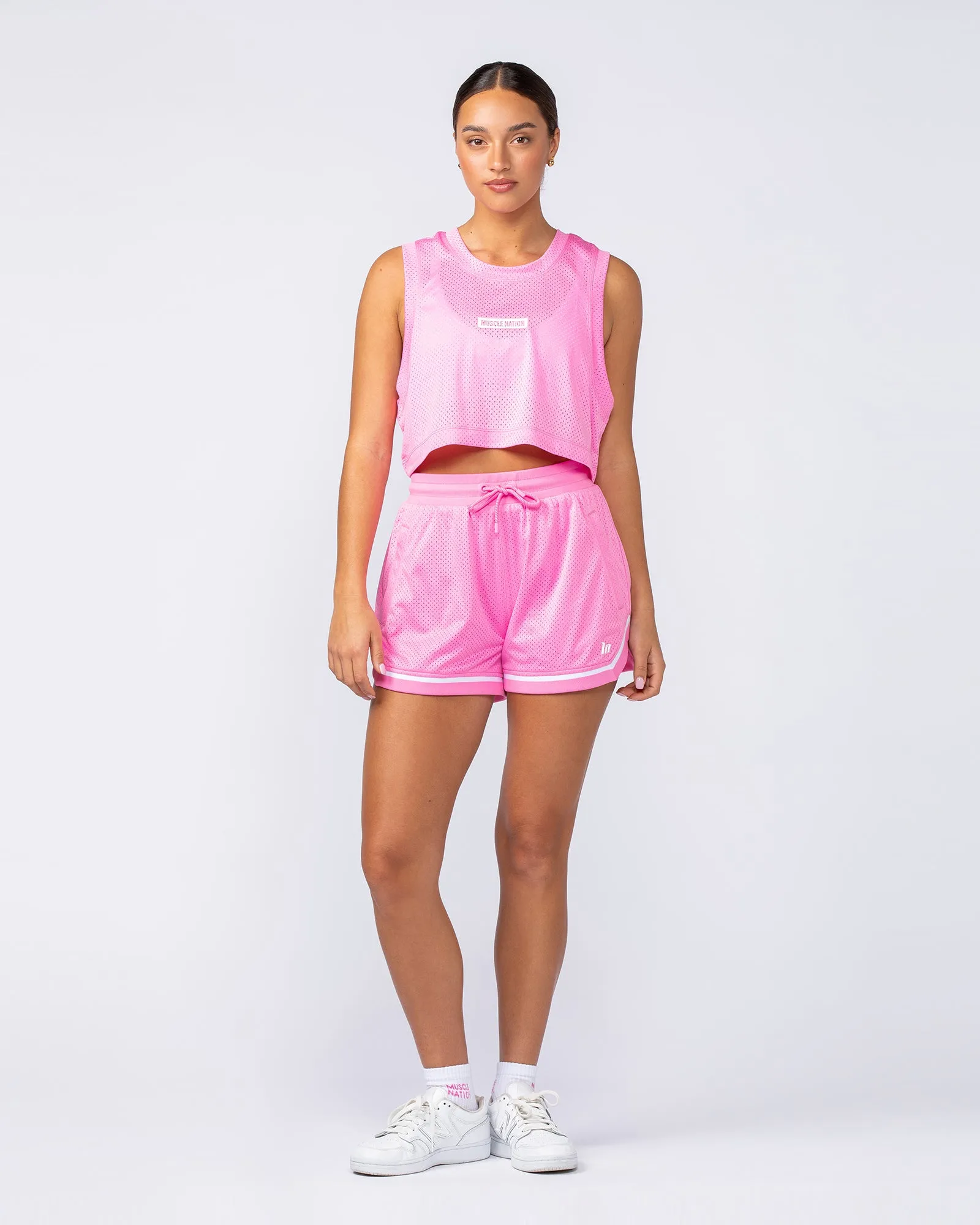 Swift Cropped Training Tank - Hollywood Pink