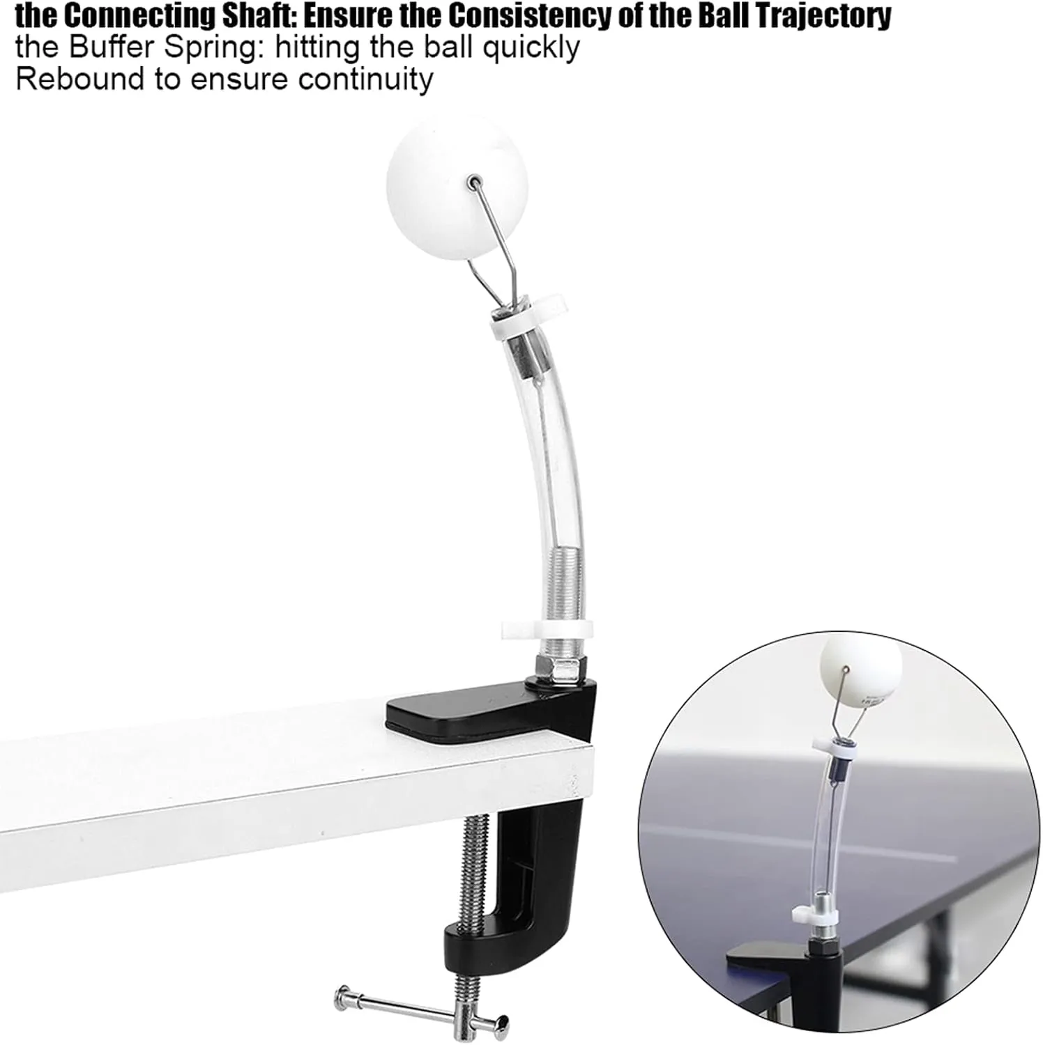 Table Tennis Training Robot Fixed Rapid Ball Machine Trainer