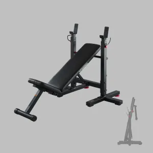 Tiltable Weights Bench with Collapsible Pegs - Bench Press Fold