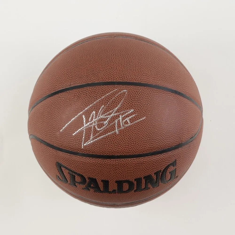 Tim Hardaway Jr. Signed NBA Spaulding Basketball (Beckett COA) Mavericks, Knicks