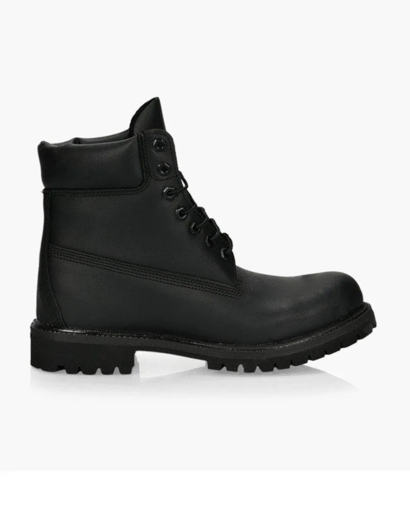 Timberland Men Premium 6" Black Full Grain