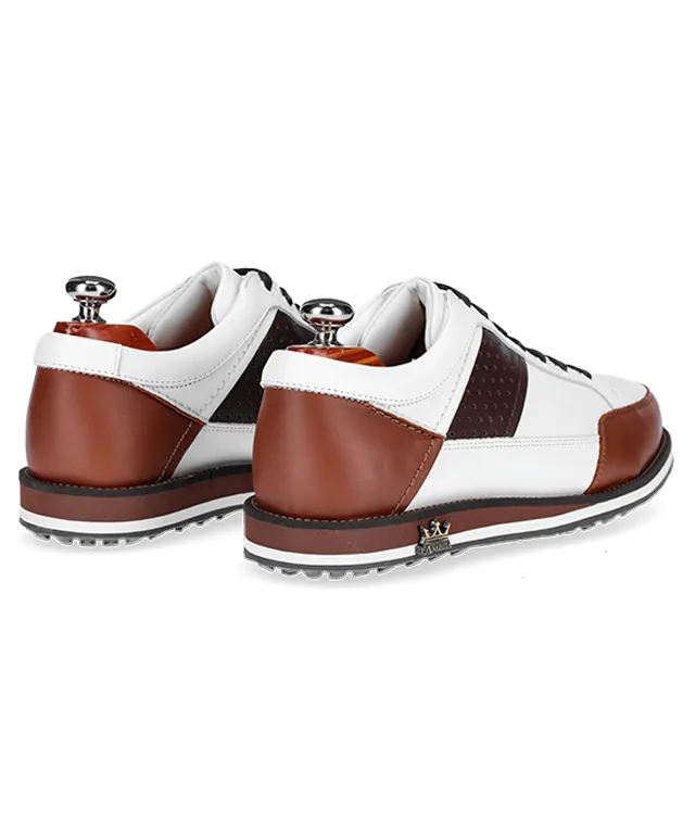 Torino White/Brown - Men