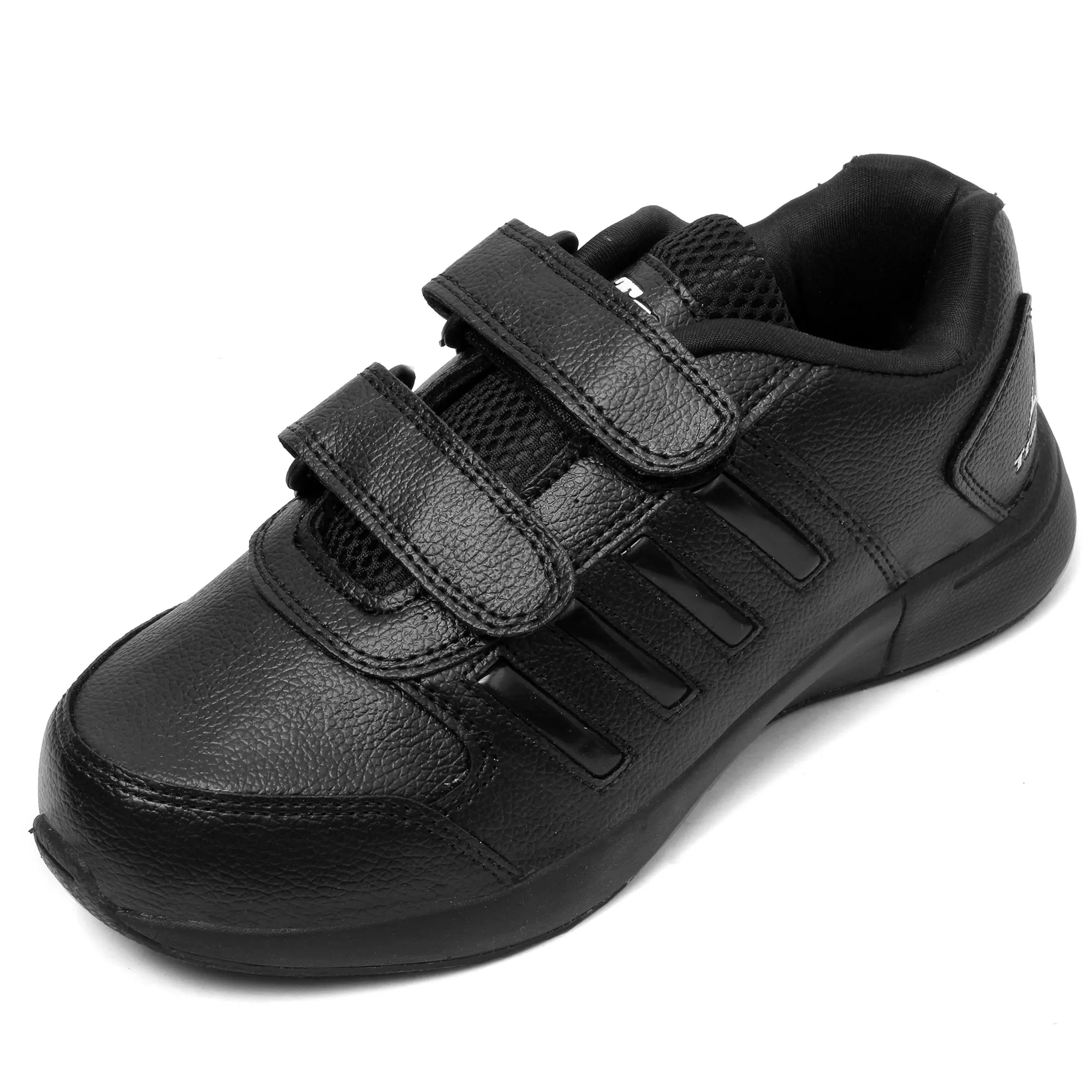 Tracer TR-2 Unisex Lightweight School Shoes with Velcro Closure (1-5) - Black