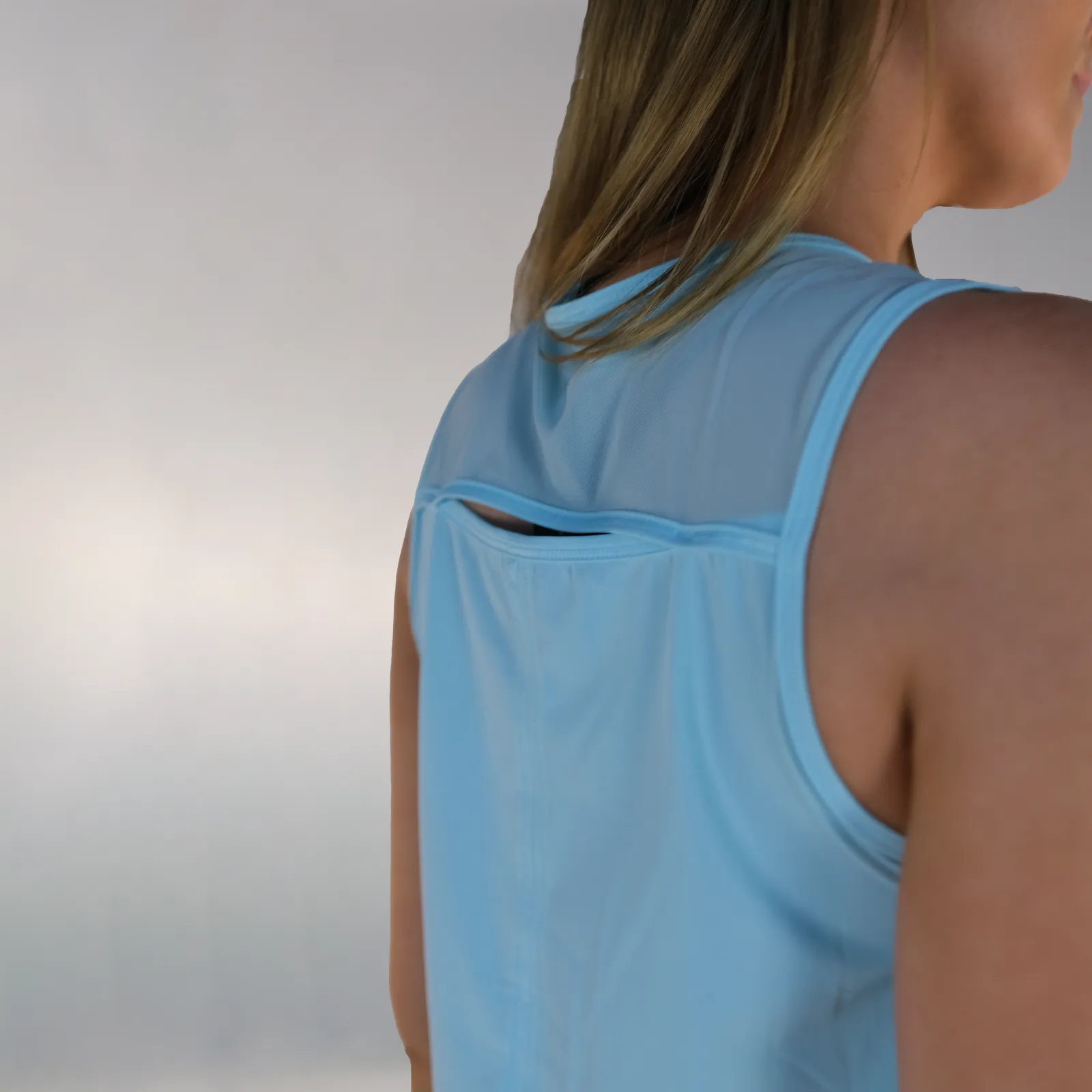 Training Cropped Vest - Blue