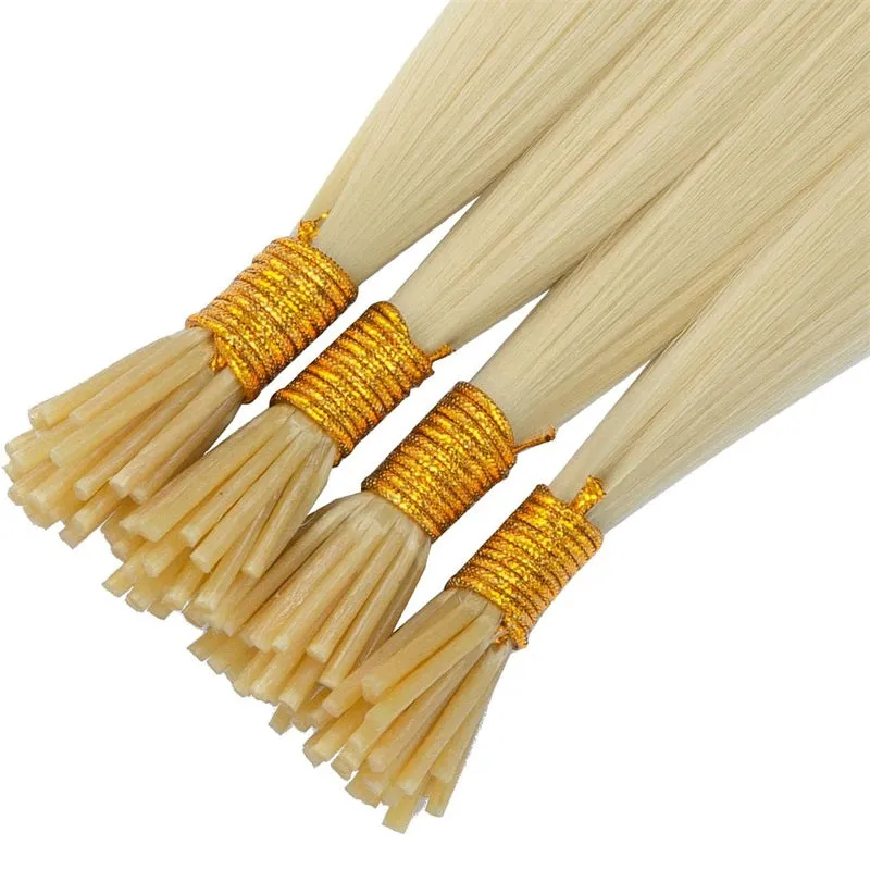 Training Hair, Keratin Fusion I Stick Tip Hair Extensions Straight 16 Inch
