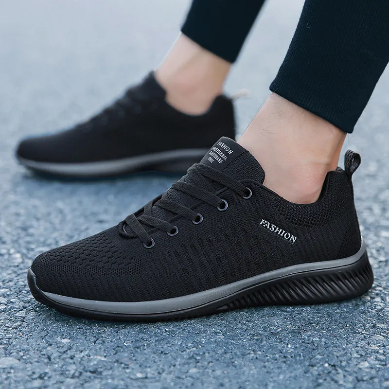 Trendy Casual Lace Up Lightweight Sneakers