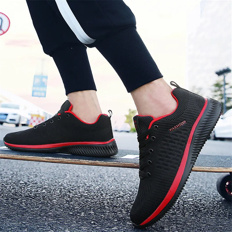 Trendy Casual Lace Up Lightweight Sneakers