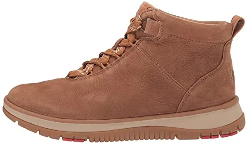 UGG Women's LAKESIDER Ankle Boot, Chestnut Leather, 6