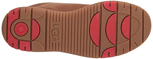 UGG Women's LAKESIDER Ankle Boot, Chestnut Leather, 6