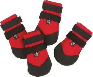 Ultra Paws Dog Boots (4boots) - Rugged Red