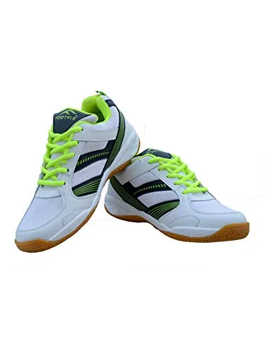 Unisex-Adult's White Badminton Shoes -11