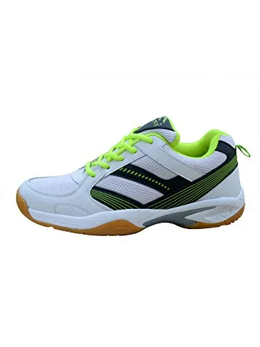 Unisex-Adult's White Badminton Shoes -11