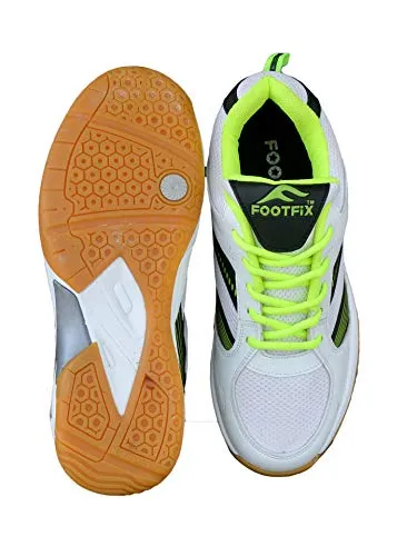 Unisex-Adult's White Badminton Shoes -11