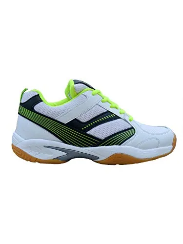 Unisex-Adult's White Badminton Shoes -11