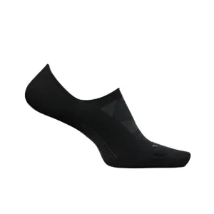 UNISEX FEETURES ELITE ULTRA LIGHT CUSHION INVISIBLE SOCKS | BLACK