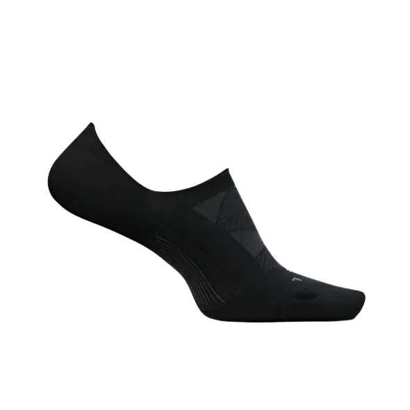 UNISEX FEETURES ELITE ULTRA LIGHT CUSHION INVISIBLE SOCKS | BLACK