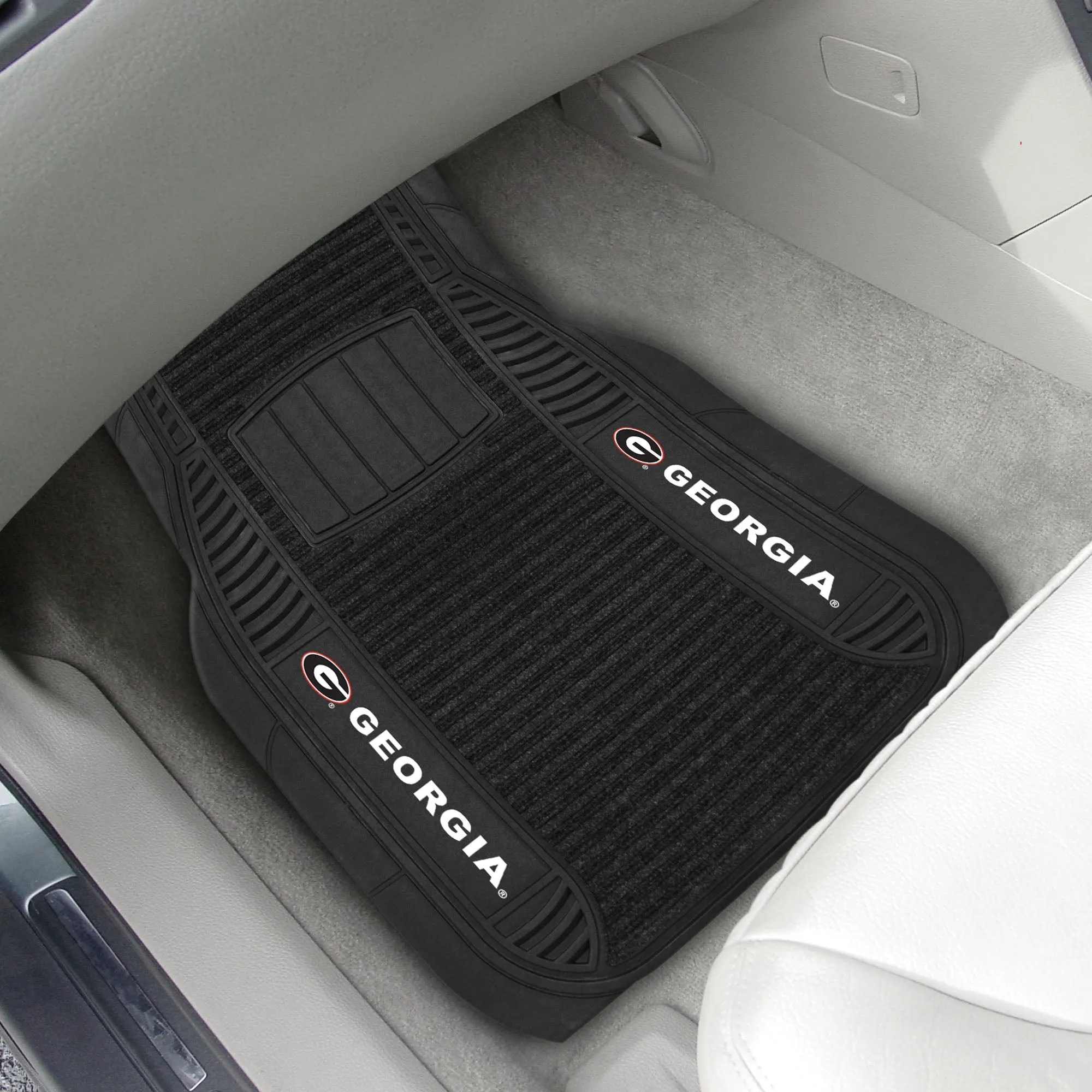 University of Georgia 2-pc Deluxe Car Mat Set