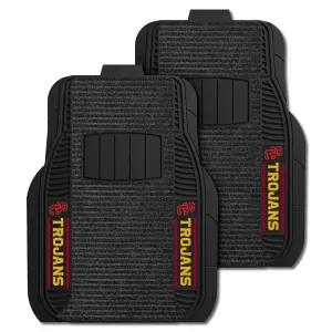 University of Southern Califor 2-pc Deluxe Car Mat Set