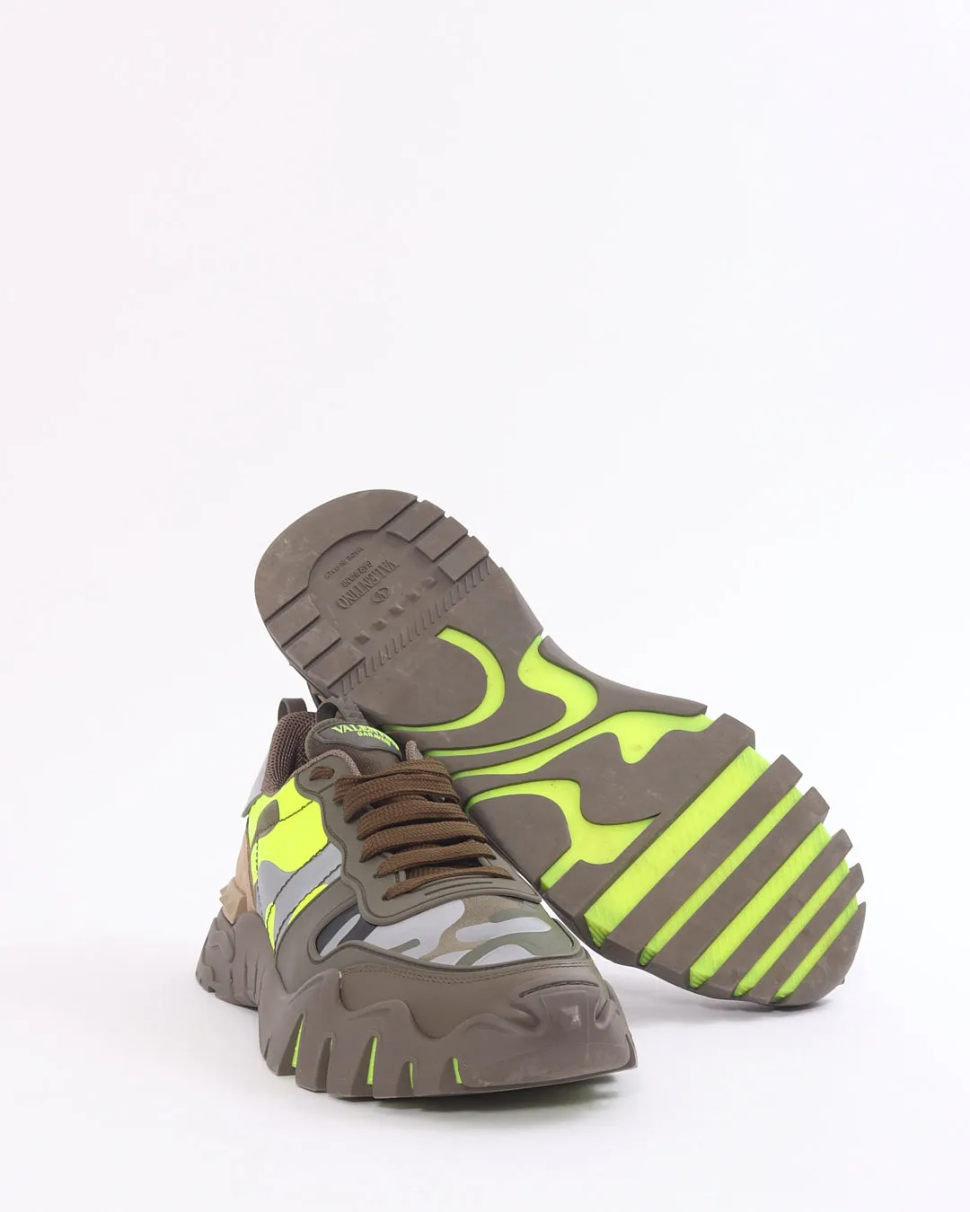 Valentino Camo Army Green Men's Sneakers 46