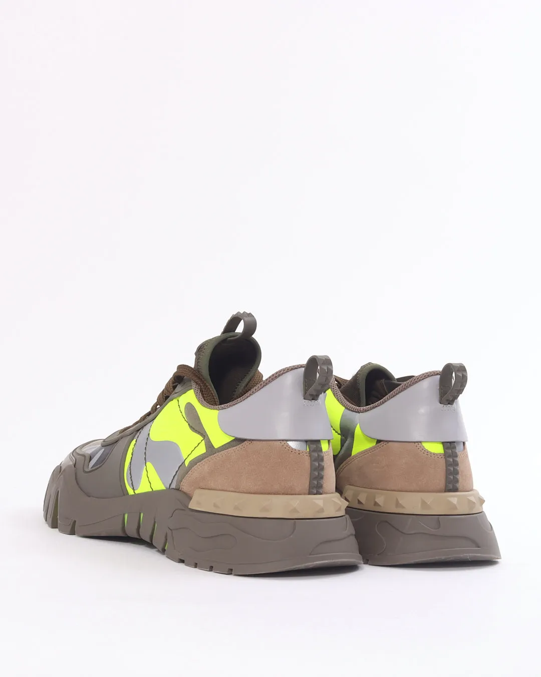 Valentino Camo Army Green Men's Sneakers 46