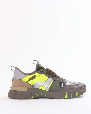 Valentino Camo Army Green Men's Sneakers 46