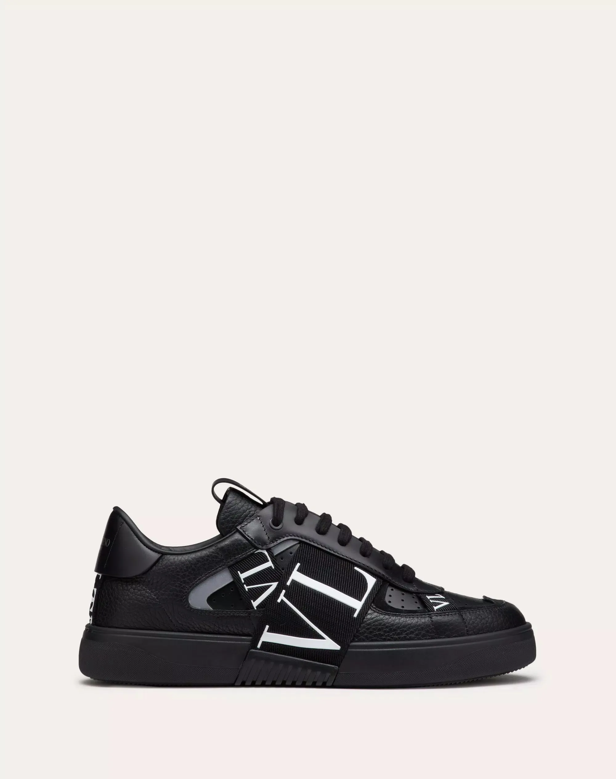 Valentino Garavani Women's VL7N Low Top Calfskin Sneakers With Logo Bands