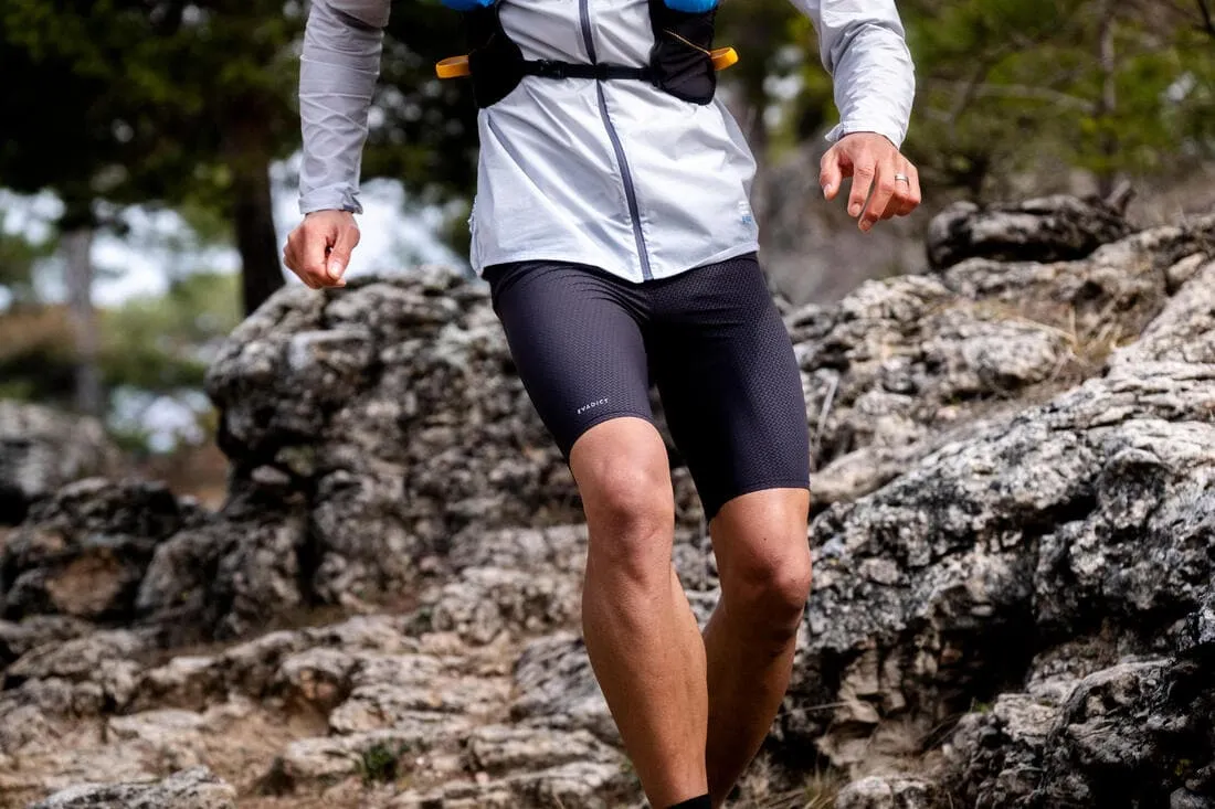 Veste coupe vent de running & trail running Homme - KIPRUN Run 900 Wind Grise