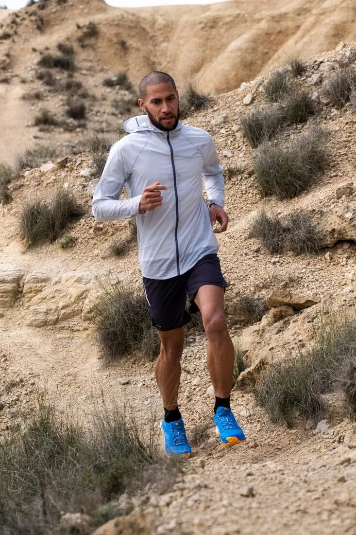 Veste coupe vent de running & trail running Homme - KIPRUN Run 900 Wind Grise