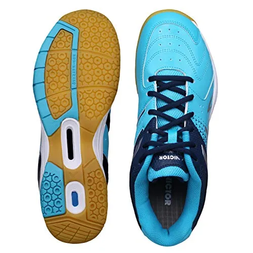 Victor Men's Light / Medieval Blue Badminton Shoe - 16.5 UK