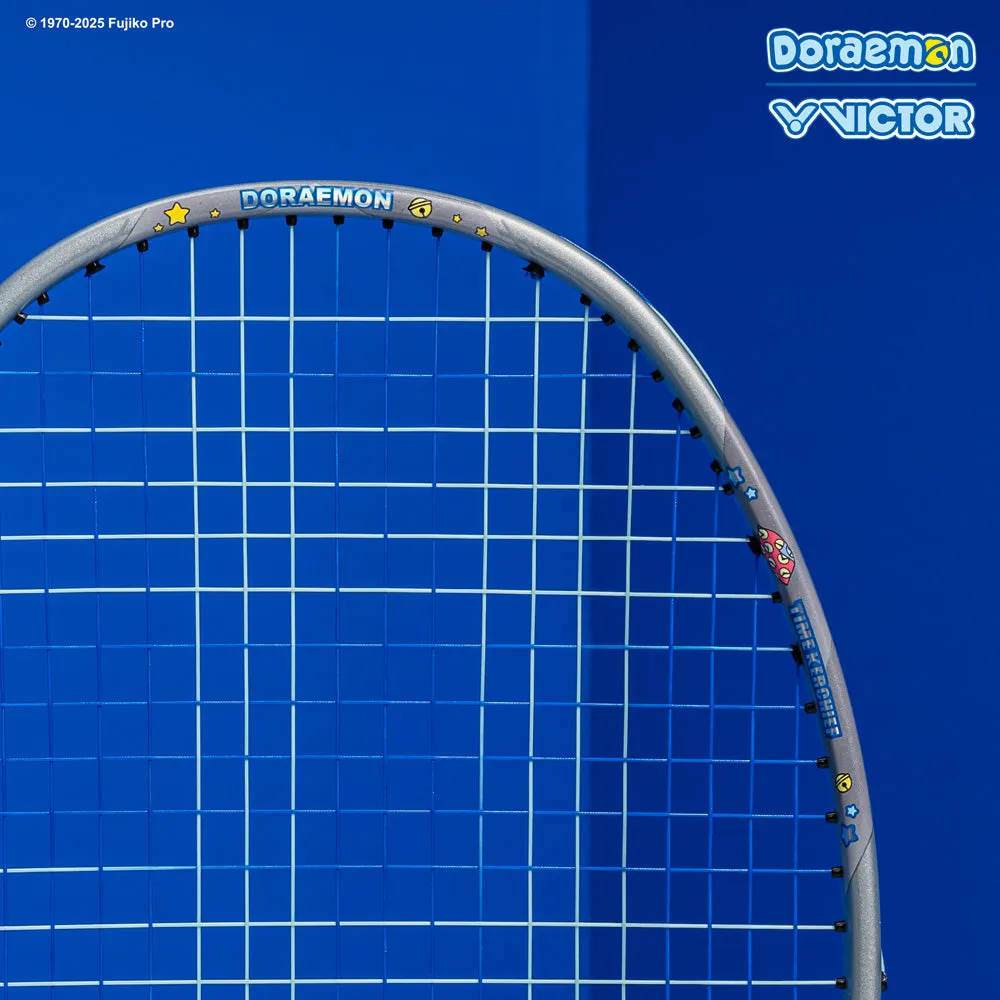 Victor X Doraemon TK-DRM-H Unstrung Badminton Racket [Charcoal Gray]