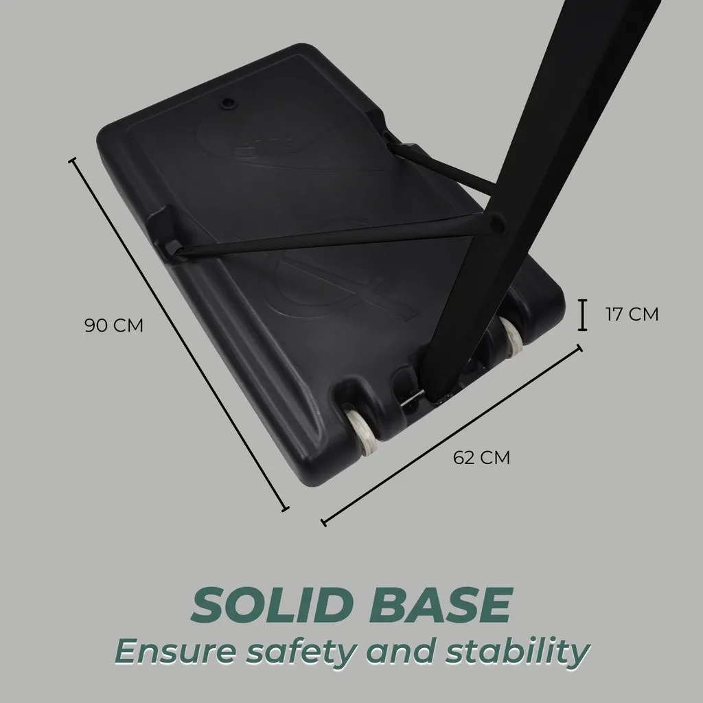 VP Basketball Hoop Stand ( 2.1M - 2.60M ) BLACK [ONLINE ONLY]