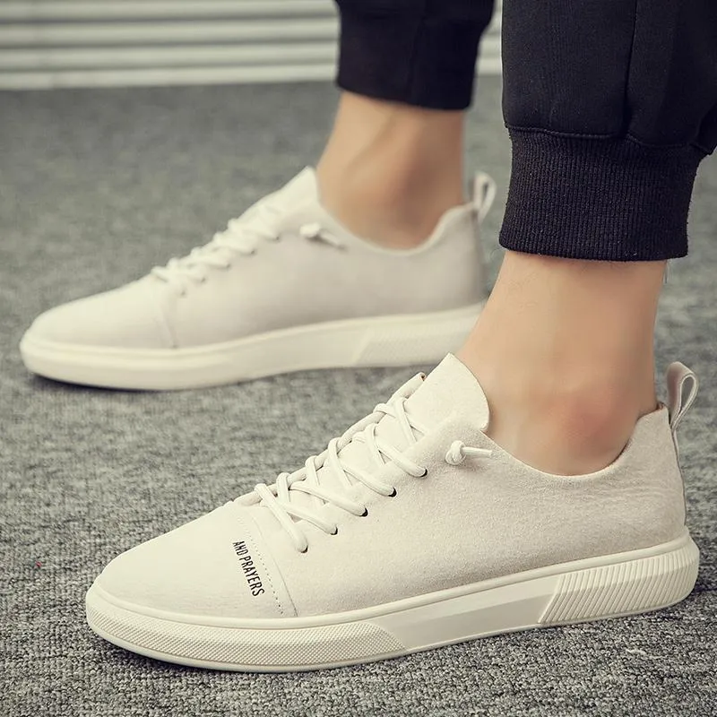 West Louis™ Designer British Style Suede Leather Sneakers