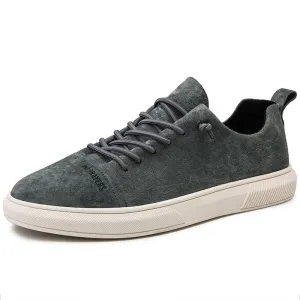 West Louis™ Designer British Style Suede Leather Sneakers