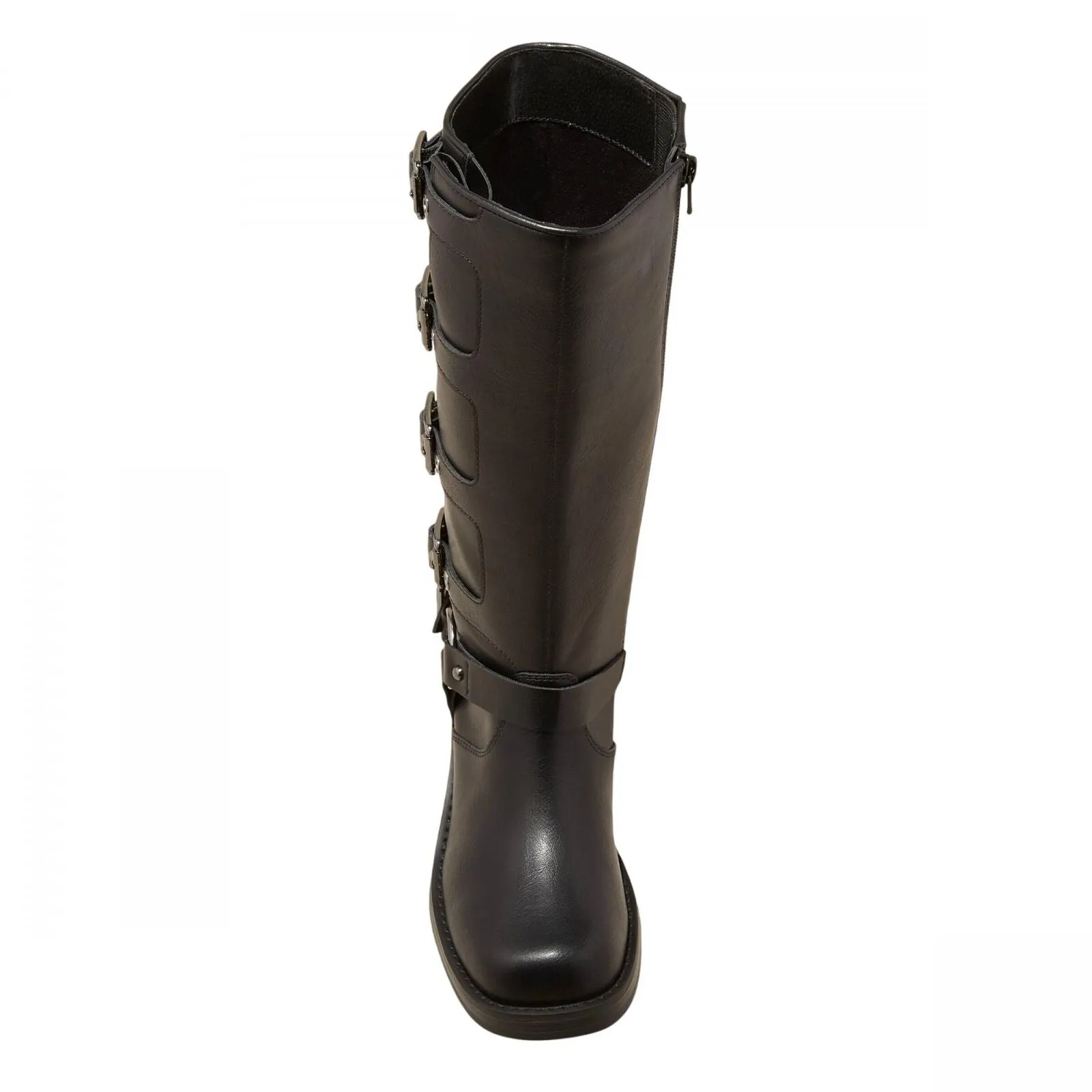 Wild Fable Womens Rebel Tall Moto Buckle Boots 90366583 Black 8M