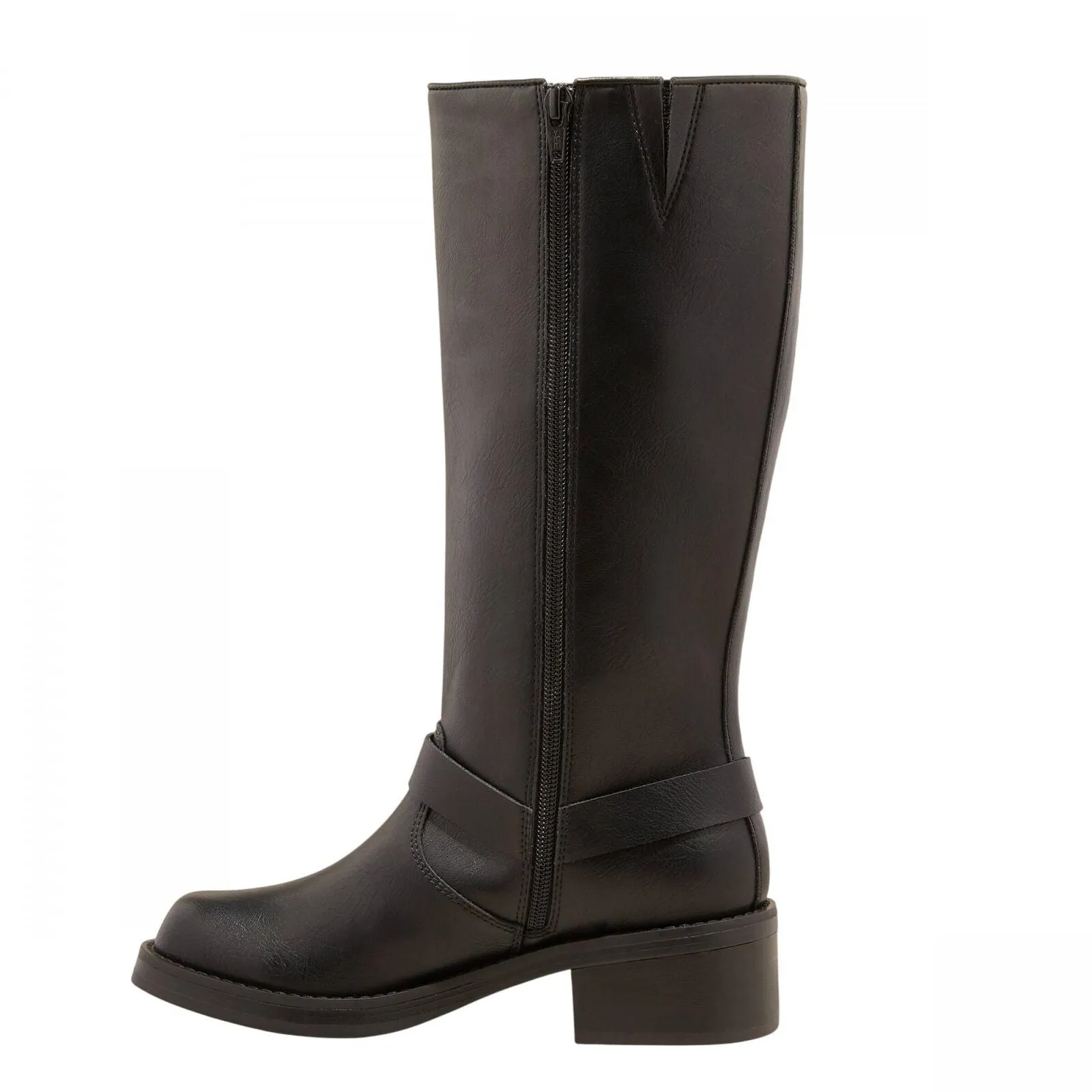 Wild Fable Womens Rebel Tall Moto Buckle Boots 90366583 Black 8M