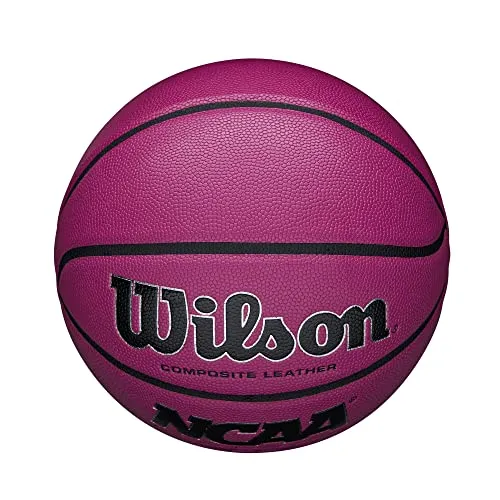 Wilson NCAA Replica Game Basketball, Pink, 28.5-Inch
