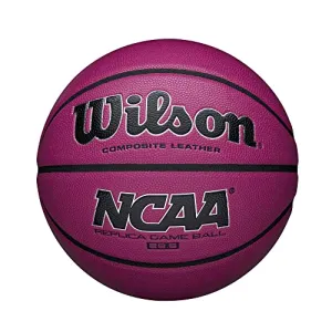 Wilson NCAA Replica Game Basketball, Pink, 28.5-Inch