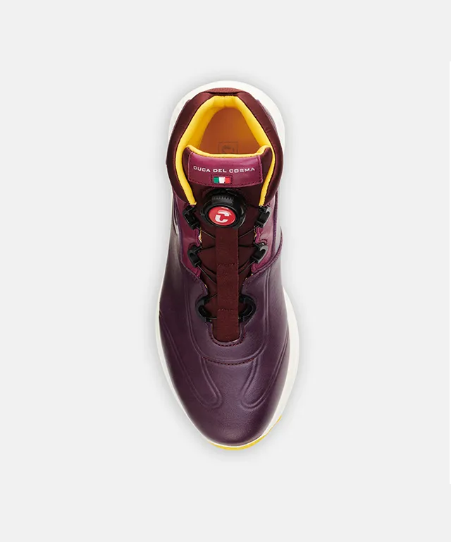 Women's Golf Shoes Toscana - Aubergine / Yellow